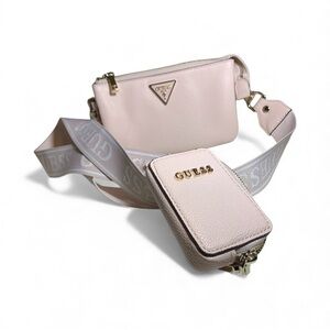 GUESS Pink Crossbody Bag Set Mini Latona (item#b148)